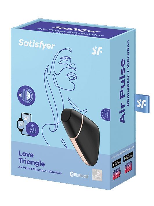 Love Triangle Air Pulse Stimulator Vibrators Satisfyer 