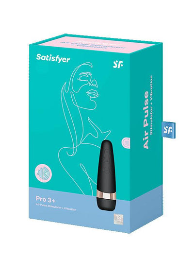Pro 3+ Air Pulse Silicone Stimulator Vibrators Satisfyer 