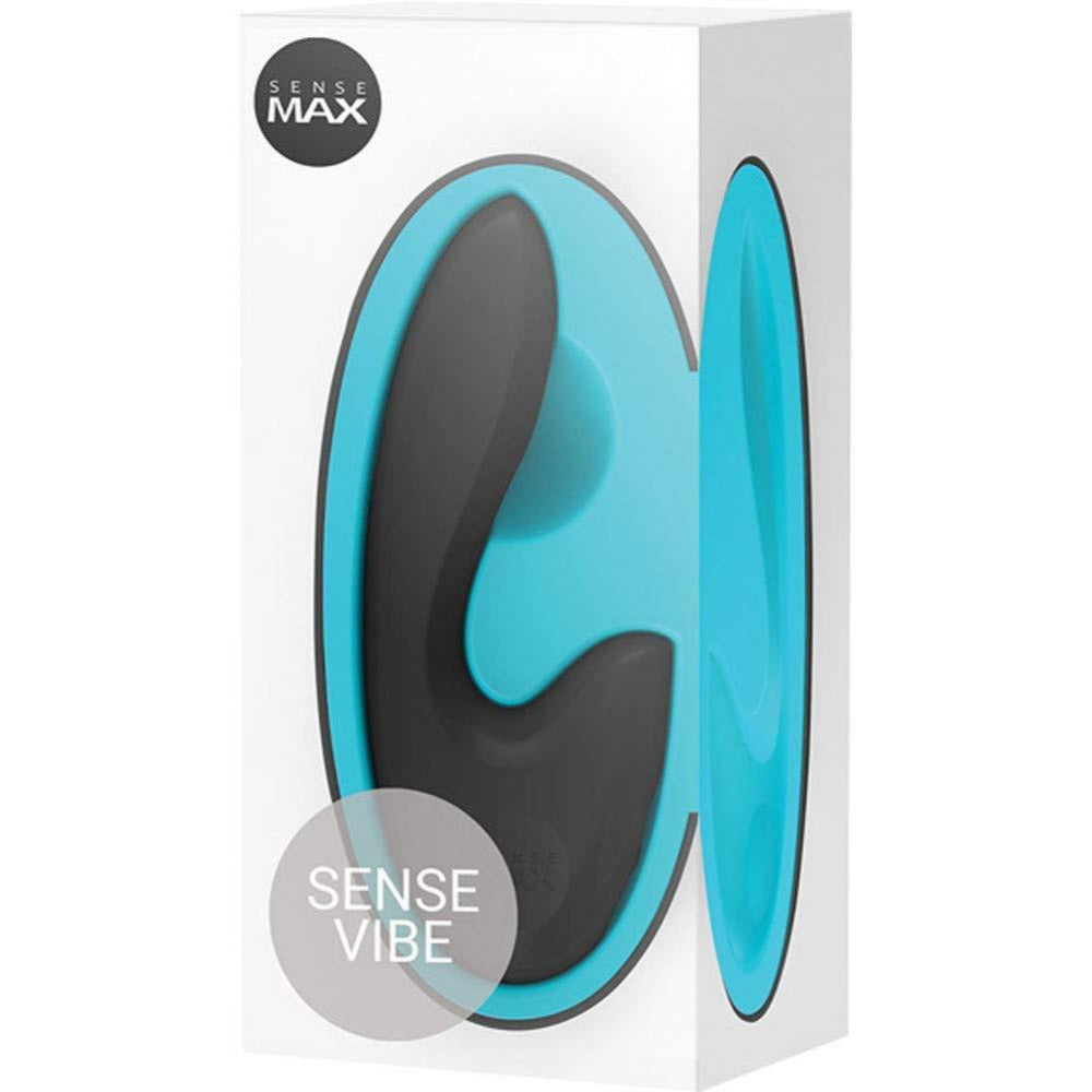 SenseVibe Dual Stimulation Vibrator Vibrators SenseMax Black