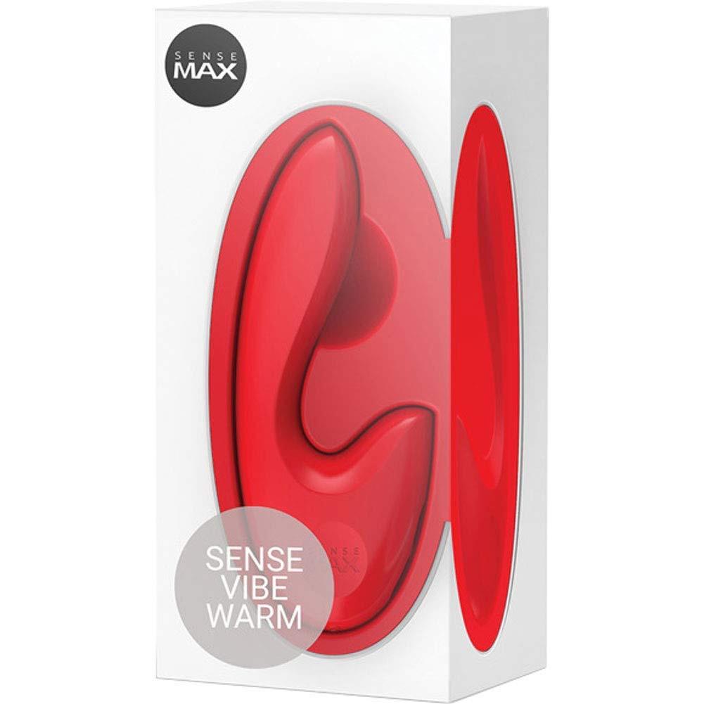 SenseVibe Warm Dual Stimulation Vibrator Vibrators SenseMax Red