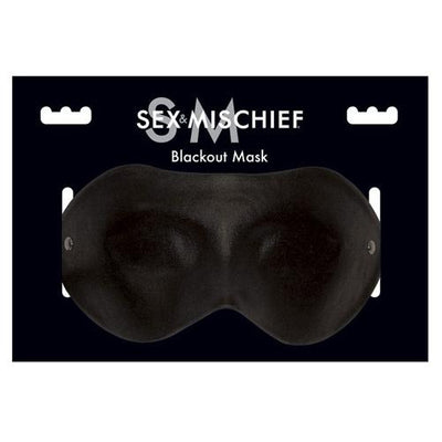 Sex & Mischief Bondage Black Out Eye Mask Bondage & Fetish Sportsheets International Black