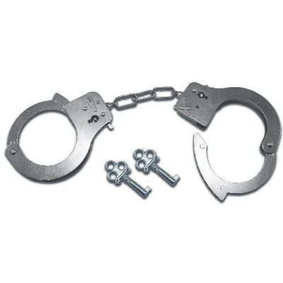 Sex & Mischief Metal Restraint Handcuffs Bondage & Fetish Sportsheets International Silver