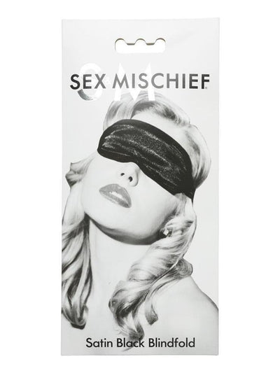 Sex & Mischief Bondage Satin Blindfold Bondage & Fetish Sportsheets International Black