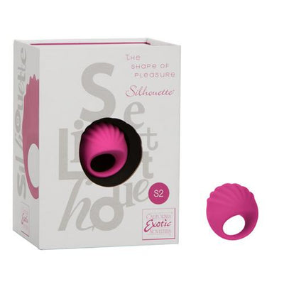 Silhouette S2 Finger Ring Massager Vibrators CalExotics Pink 