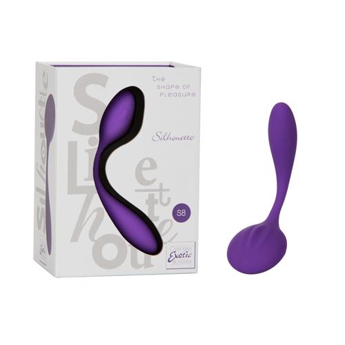 Silhouette S8 Silicone Massage Wand Vibrators CalExotics Purple
