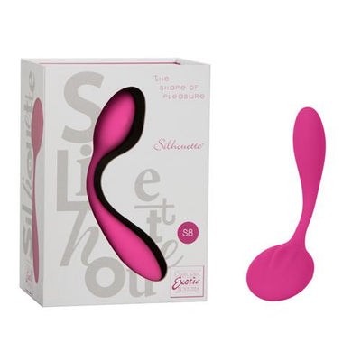 Silhouette S8 Silicone Massage Wand Vibrators CalExotics Pink