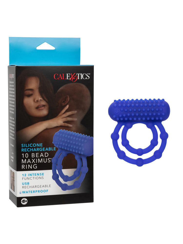 Rechargeable 10 Bead Maximus Couples Ring Ring More Toys CalExotics 