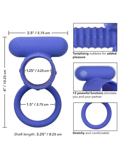 Silicone Rechargeable Endless Desires Ring
