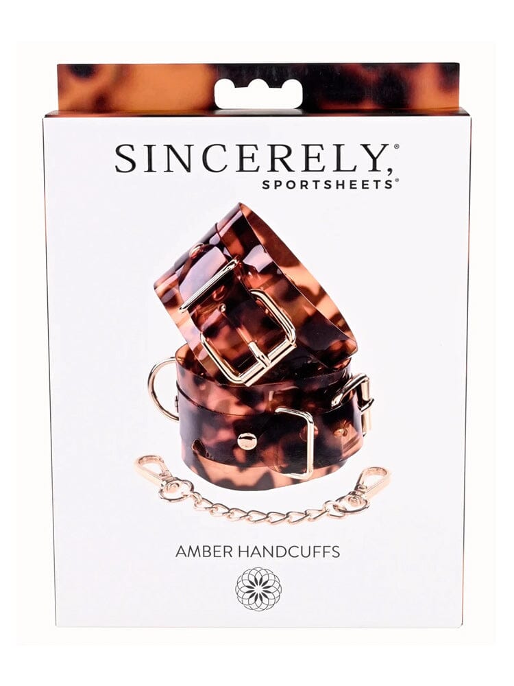 Amber Collection Tortoise Shell Handcuffs Bondage Sportsheets International