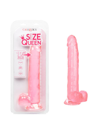 Size Queen Semi-Realistic Dildo Dildos CalExotics 10" Pink