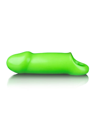 OUCH! Glow In The Dark Thick Penis Sleeve More Toys Shots America Green