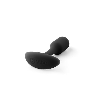 Snug Plug Weighted Silicone Butt Plugs Anal Toys B-Vibe Small Black
