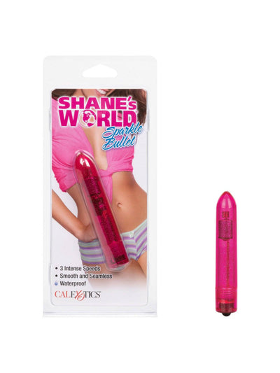 Shane’s World Sparkle Bullet Vibrators CalExotics Pink 
