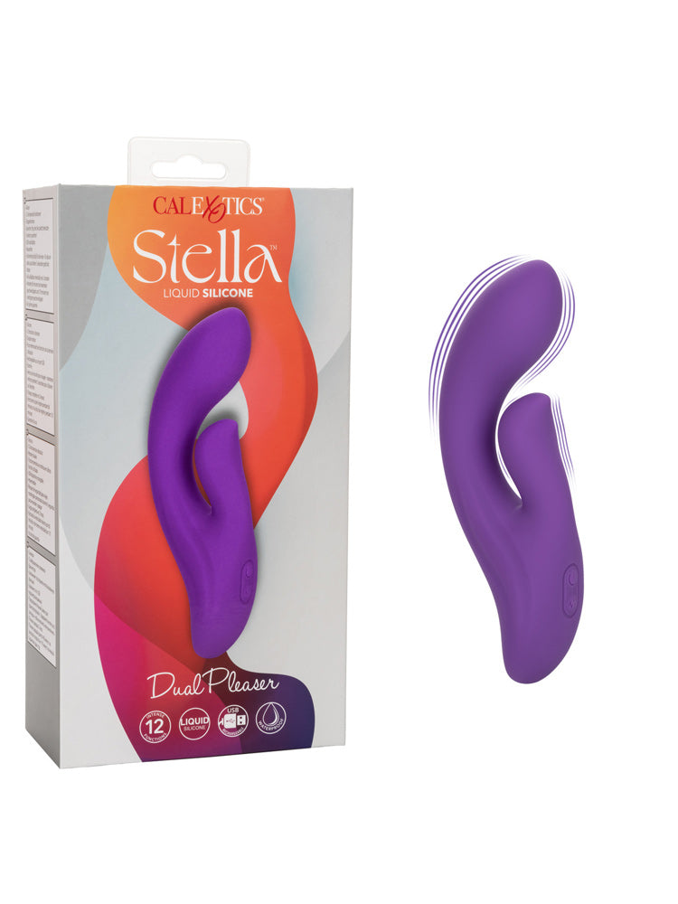 Stella Liquid Silicone Dual Pleaser Vibrators CalExotics 