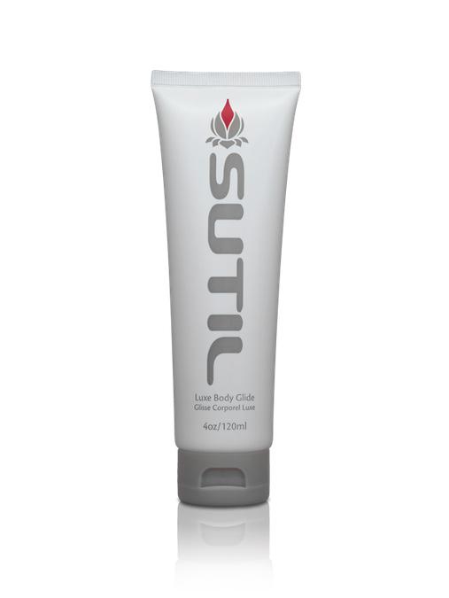 Sutil Luxe Botanical Body Glide Lubricant Lubes and Massage Hathor Aphrodisia 4 oz. 
