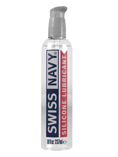 Swiss Navy Silicone Based Lubricant Lubes and Massage Swiss Navy 8 oz 