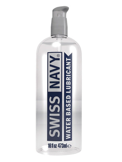 Swiss Navy Water Based Personal Lubricant Lubes and Massage Swiss Navy 16 oz 