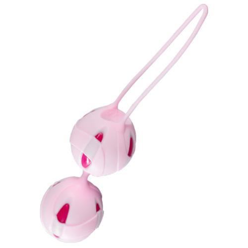 Teneo Duo Silicone Weighted Kegel Balls More Toys Fun Factory Pink/Magenta 