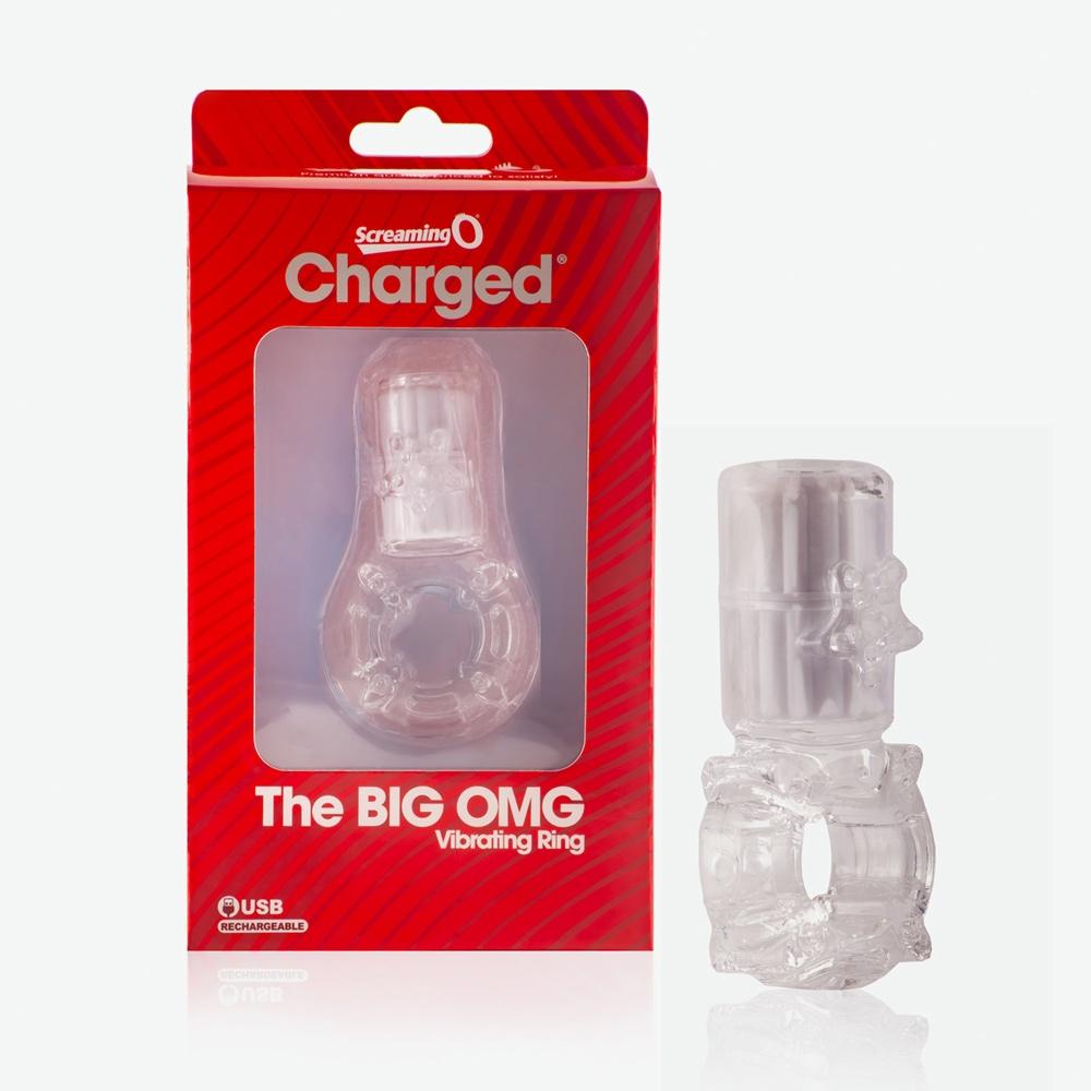 The Big OMG Rechargeable Cock Ring More Toys Screaming O 