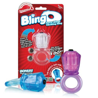 The Blingo Vibrating Cock Ring More Toys Screaming O 