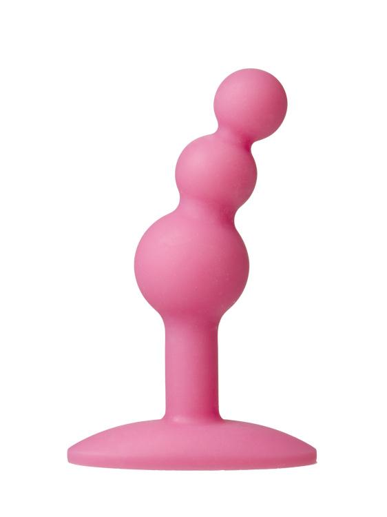 Platinum Minis Bubble Silicone Butt Plug Anal Toys Doc Johnson Small Pink