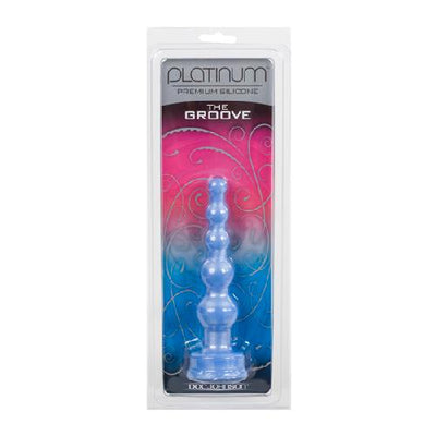 Platinum Silicone The Groove Anal Probe Anal Toys Doc Johnson Blue