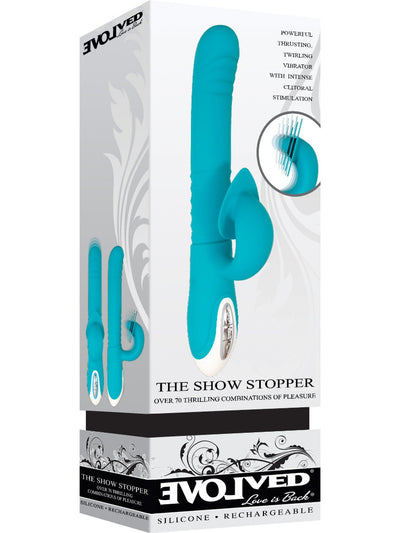 The Show Stopper Thrusting Rabbit Vibrator Vibrators Evolved Novelties 