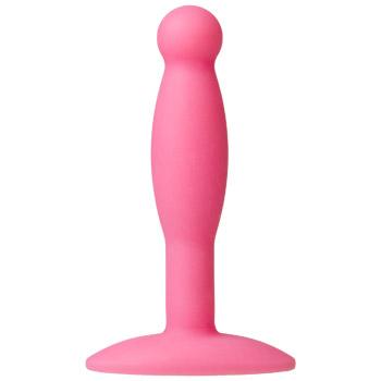 Platinum Minis Smooth Silicone Butt Plug Anal Toys Doc Johnson Pink Small