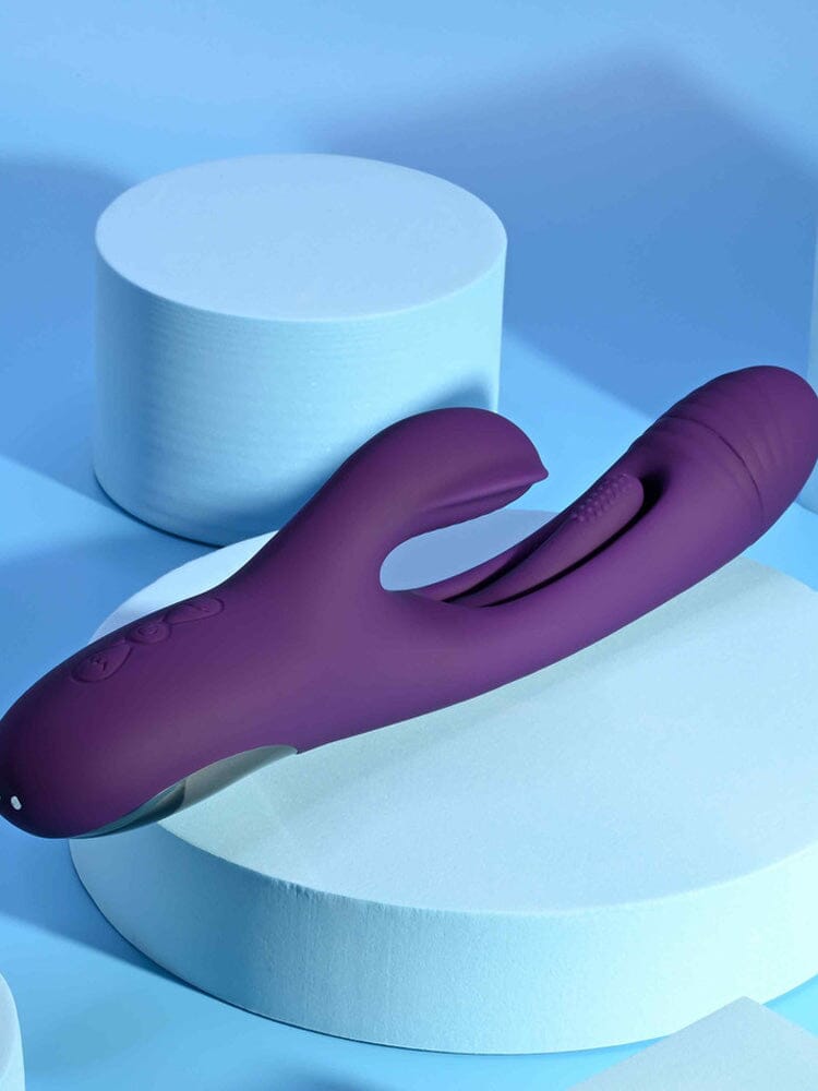 The Thrill Silicone G-Spot Rabbit Vibrator Vibrators Playboy Purple