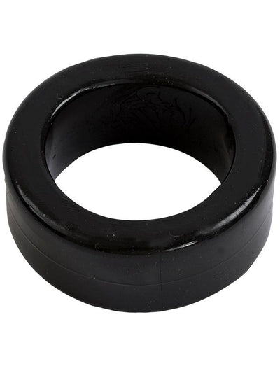 TitanMen Thick Stretch-to-Fit Cock Ring More Toys Doc Johnson Black