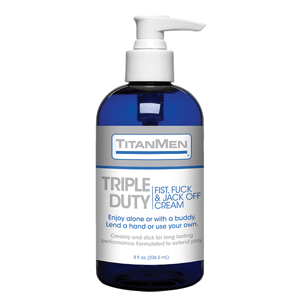 TitanMen Triple Play Hybrid Based Lubricant Lubes and Massage Doc Johnson 8 fl. oz