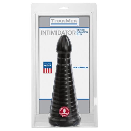 TitanMen Intimidator Expansion Butt Plug Anal Toys Doc Johnson Black