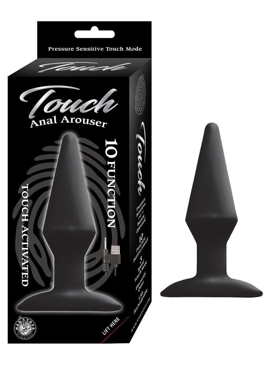 Touch Anal Arouser Rechargeable Plug Anal Toys NassToys Black