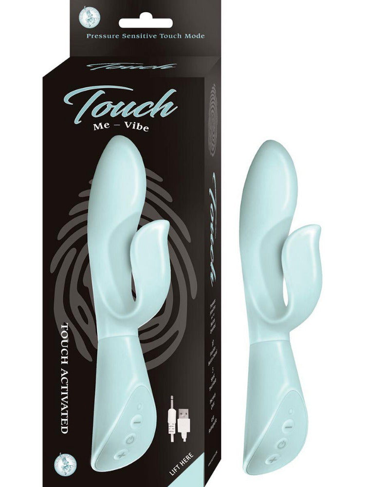 Touch Me Touch Activated Rabbit Vibrator Vibrators Nasstoys Aqua