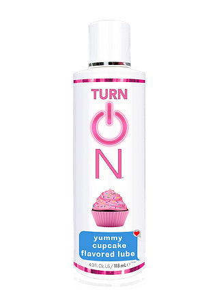 TURN ON Yummy Water Based Lubricant Lubes and Massage Wet Lubricants Yummy Cupcake 4 Oz