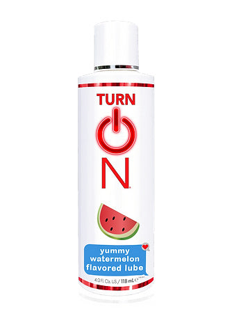 TURN ON Yummy Water Based Lubricant Lubes and Massage Wet Lubricants Yummy Watermelon 4 Oz