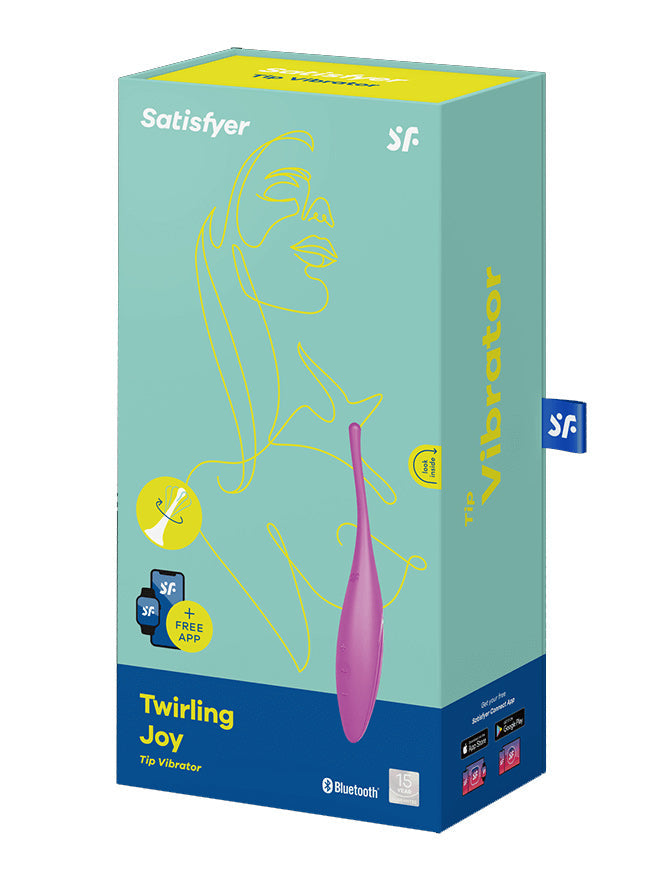 Twirling Joy Connect App Vibrator Vibrators Satisfyer Purple 
