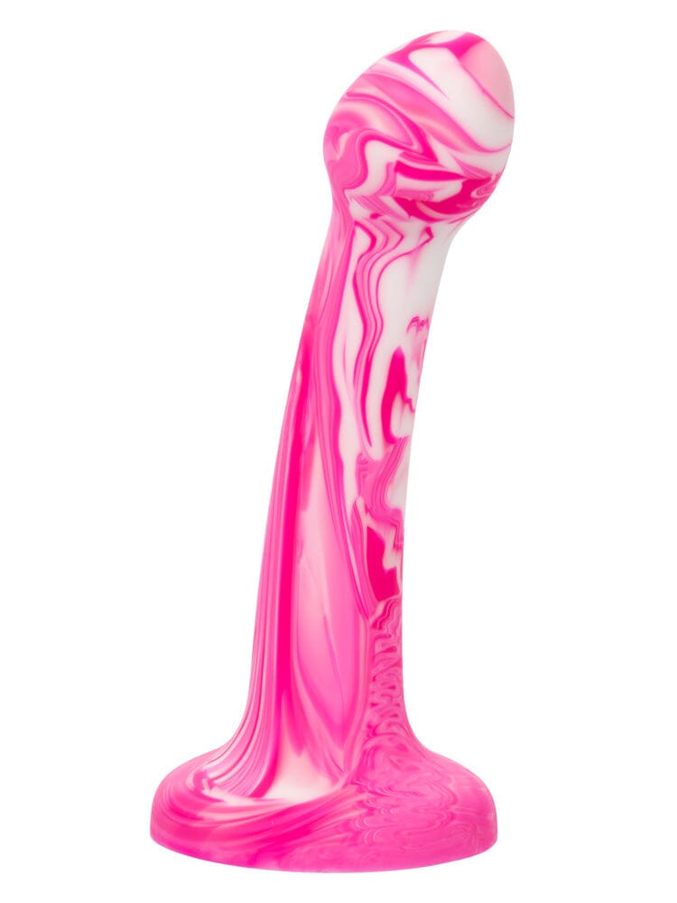 Twisted Love Twisted Bulb Silicone Probe Dildos California Exotic Novelties Pink