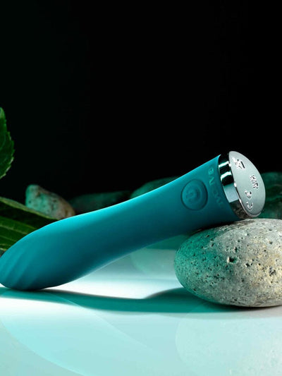 Ultra Wave Silicone Classic Bullet Vibrator Vibrators Evolved Novelties Teal Green