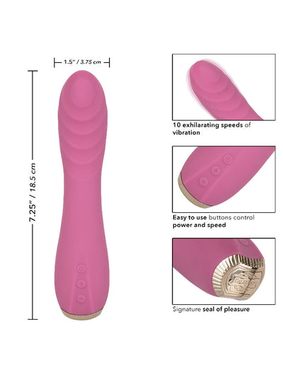 Uncorked: Pinot Rechargeable Massager Vibrators CalExotics Pink