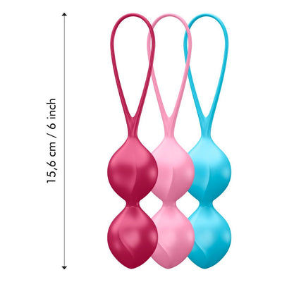 V Balls Weighted Kegel Set More Toys Satisfyer 