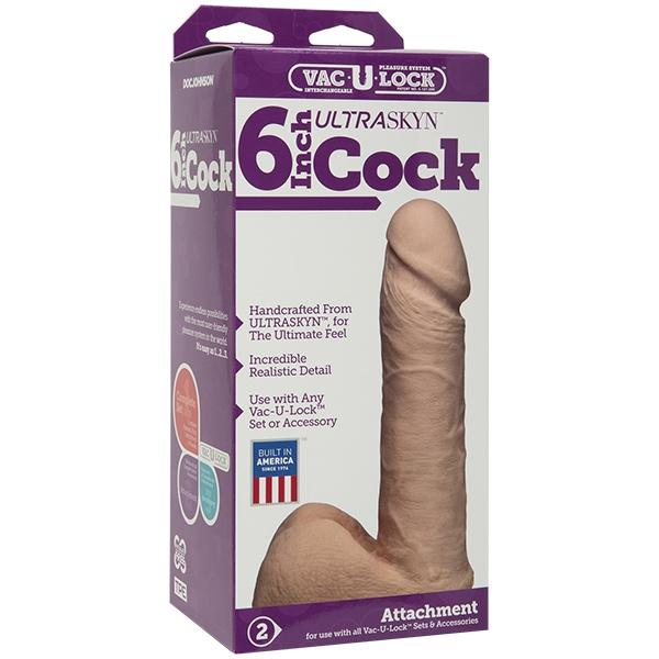 Vac-U-Lock UltraSkyn Realistic Cock Dildos Doc Johnson