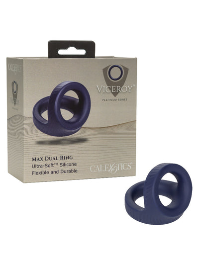 Viceroy Max Dual Erection Ring More Toys CalExotics Dark Blue