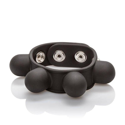Weighted Ball Stretcher Cock Ring More Toys CalExotics Black