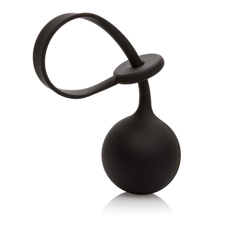Weighted Lasso Clinch Erection Ring More Toys CalExotics Black