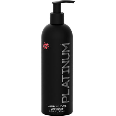 Wet Platinum Pure Silicone Based Lubricant Lubes and Massage 16 fl. oz