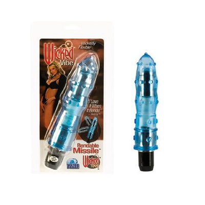 Stormy’s Bendable Missile Wicked Vibe Vibrators CalExotics Blue